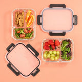 3-Sectional Meal Prep Food Storage Containers