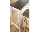Joanna 4- Piece Sofa Bar Set (Sofa Bar & 3 Counter Stools)