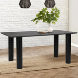 Johson 67" Modern Solid Oak Rectangle Dining Table