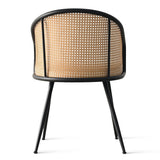 Jules Upholstered Rattan Dining Chair with Arms (Set of 4)