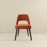 Juliana Mid Century Modern Burnt Orange Fabric Dining Chair (Set Of 2)