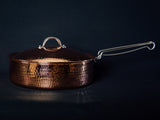 Copper Saute Pan With Lid, 3 quart