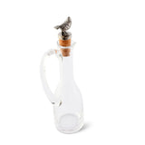 Cruet Bottle with Song Bird Cork Stopper
