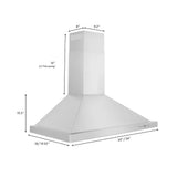 ZLINE 30" Bundle Range RA-BLM-30 &  Wall Range Hood KB-30, 2KP-RABLMRH30