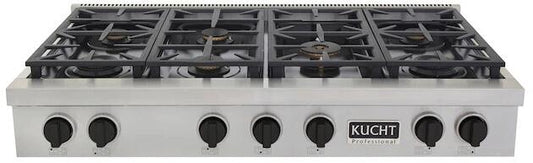 Kucht 48" Inch Gas Sealed Burner Rangetop, KFX489T-K