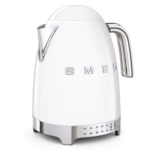 Electric Kettle Retro-style White Glossy