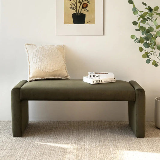 Kaia 47" Modern Waterfall Bench