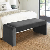 Kaia 47" Modern Waterfall Bench