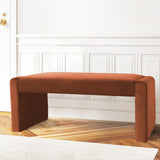 Kaia 47" Modern Waterfall Bench