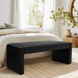 Kaia 47" Modern Waterfall Bench