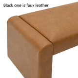 Kaia 47" Modern Waterfall Bench
