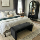 Kaia 47" Modern Waterfall Bench