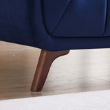 Addison Large Blue Velvet Sofa