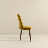 Katie  Gold Velvet Dining Chair (Set Of 2)