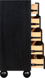 Kent Chest - Elegant Solid Ash Wood Storage Solution with Timeless Design and Luxurious Ball Legs