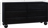 Kent Dresser - Elegant Solid Ash Wood Storage Solution with Timeless Art Deco Design and Luxury Appeal