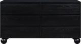 Kent Dresser - Elegant Solid Ash Wood Storage Solution with Timeless Art Deco Design and Luxury Appeal