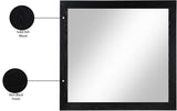 Kent Mirror - Elevate Your Space with a Sleek Art Deco Design Crafted from Solid Ash Wood Elegance