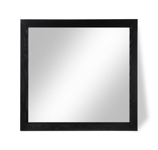 Kent Mirror - Elevate Your Space with a Sleek Art Deco Design Crafted from Solid Ash Wood Elegance