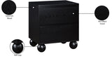 Kent Night Stand - Sleek Ash Wood Design with Elegant Ball Legs for a Timeless Bedroom Upgrade