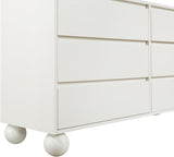 Kent Dresser - Elegant Solid Ash Wood Storage Solution with Timeless Art Deco Design and Luxury Appeal