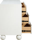 Kent Dresser - Elegant Solid Ash Wood Storage Solution with Timeless Art Deco Design and Luxury Appeal