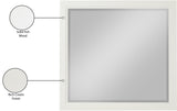 Kent Mirror - Elevate Your Space with a Sleek Art Deco Design Crafted from Solid Ash Wood Elegance