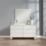 Kent Mirror - Elevate Your Space with a Sleek Art Deco Design Crafted from Solid Ash Wood Elegance