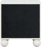 Kent Night Stand - Sleek Ash Wood Design with Elegant Ball Legs for a Timeless Bedroom Upgrade