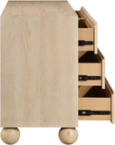 Kent Dresser - Elegant Solid Ash Wood Storage Solution with Timeless Art Deco Design and Luxury Appeal