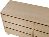 Kent Dresser - Elegant Solid Ash Wood Storage Solution with Timeless Art Deco Design and Luxury Appeal