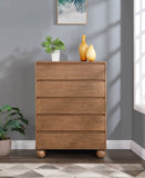 Kent Chest - Elegant Solid Ash Wood Storage Solution with Timeless Design and Luxurious Ball Legs