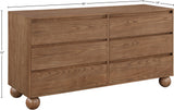 Kent Dresser - Elegant Solid Ash Wood Storage Solution with Timeless Art Deco Design and Luxury Appeal