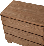 Kent Dresser - Elegant Solid Ash Wood Storage Solution with Timeless Art Deco Design and Luxury Appeal
