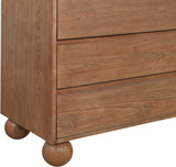 Kent Dresser - Elegant Solid Ash Wood Storage Solution with Timeless Art Deco Design and Luxury Appeal