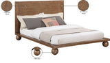 Kent Bed - Elegant Solid Ash Wood Design with Luxurious Ball Legs for a Modern Bedroom Upgrade