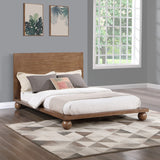Kent Bed - Elegant Solid Ash Wood Design with Luxurious Ball Legs for a Modern Bedroom Upgrade