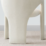 Khloe Modern Chenille Dining Chair with Arms (Set of 6)