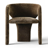 Khloe Modern Chenille Dining Chair with Arms (Set of 6)