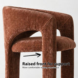 Khloe Modern Chenille Dining Chair with Arms (Set of 6)