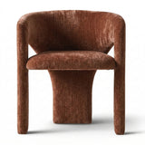 Khloe Modern Chenille Dining Chair with Arms (Set of 6)