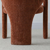 Khloe Modern Chenille Dining Chair with Arms (1-Piece)