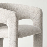 Khloe Modern Chenille Dining Chair with Arms (Set of 6)