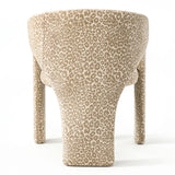 Khloe Modern Leopard Chair with Arms (Set of 2)