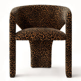 Khloe Modern Leopard Chair with Arms (1-Piece)