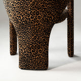 Khloe Modern Leopard Chair with Arms (1-Piece)