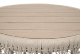 Knit Outdoor Round End Table
