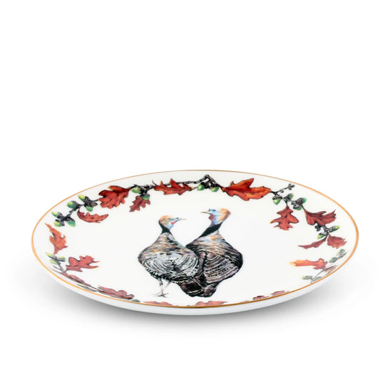 Norwood Narragansett Turkey Bone China Round Dinner Plate