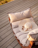 LAAKSO outdoor lounger, OHRA outdoor cushion and wedges | set