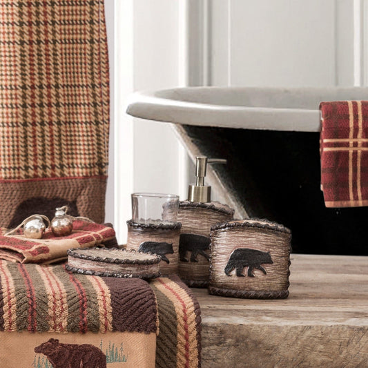 Bear 4PC Bath Countertop Accessory Set, 4 MOQ